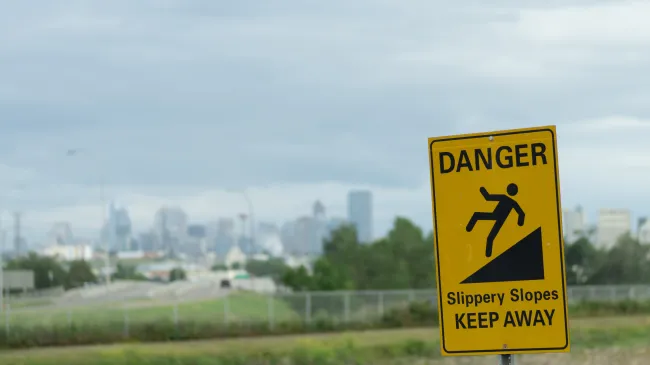 Slippery slope